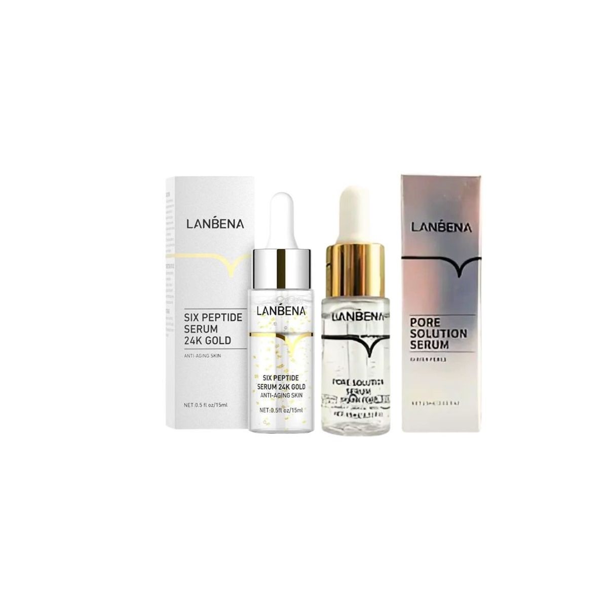 GENERICO - Duo Serum Antiporos + 24K GOLD 15ml Lanbena