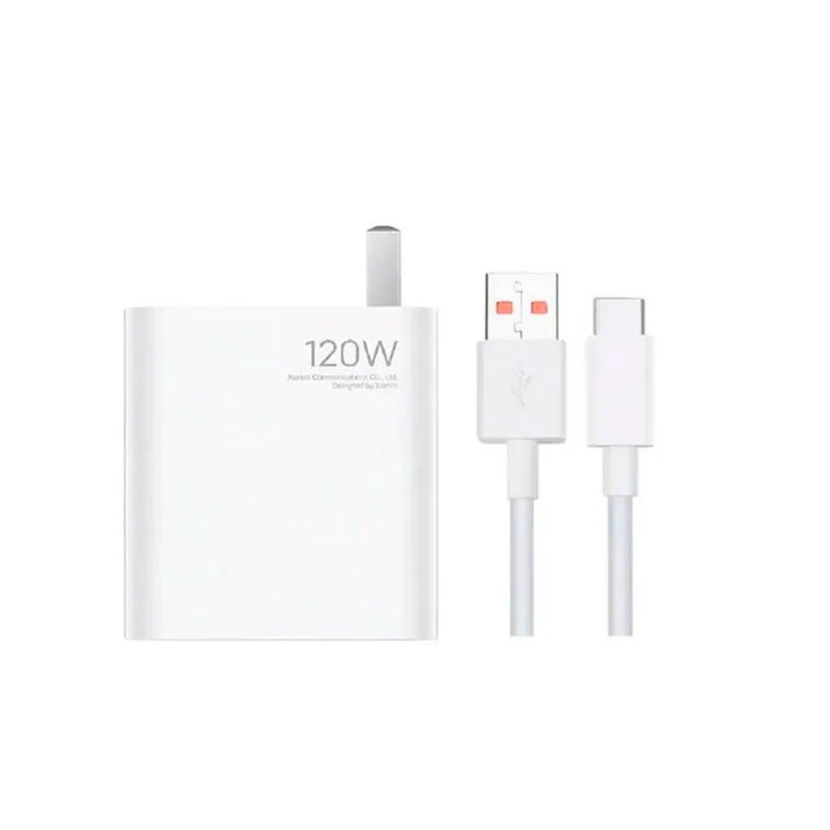 XIAOMI - Cargador Xiaomi 120W Tipo C Turbo Original Blanco
