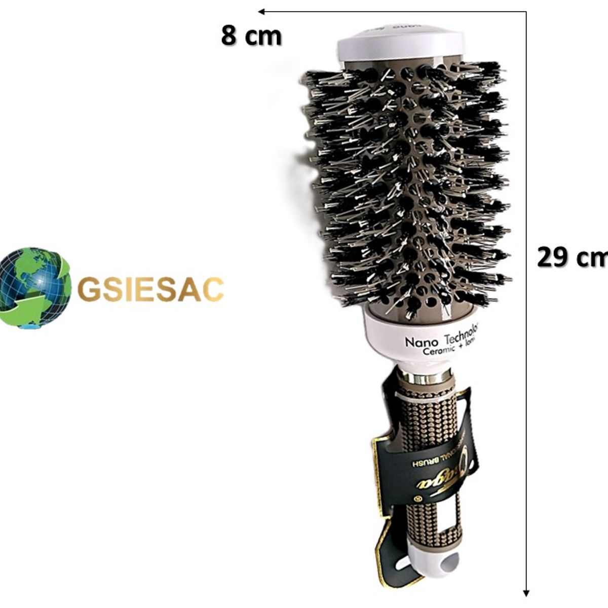 GENERICO - CEPILLO TERMICO CERDAS MIXTAS CERAMIC ION NANO TECHNOLOGY Nª 45