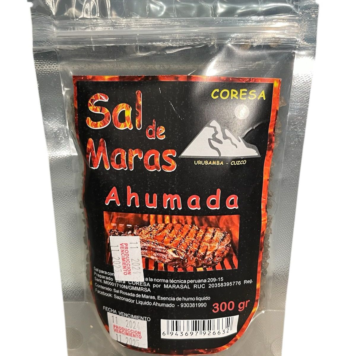GENERICO - SAL  DE MARAS AHUMADA 300GR