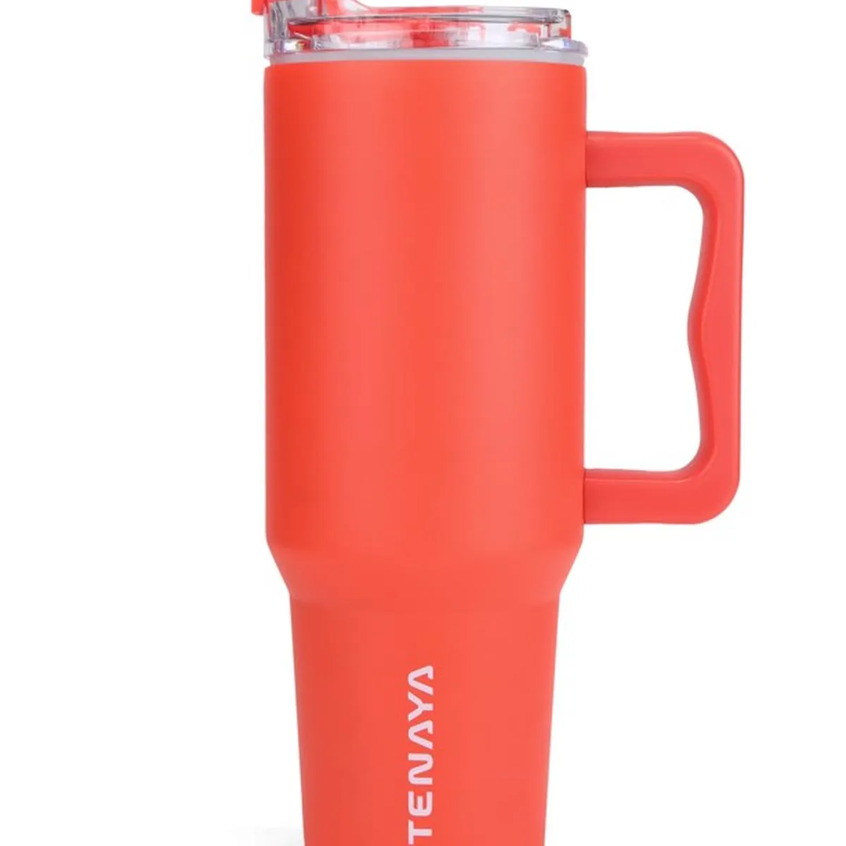 TENAYA - Vaso Tomatodo de Acero Inoxidable Antiderrame 1200ML TENAYA EAGLE ROJO