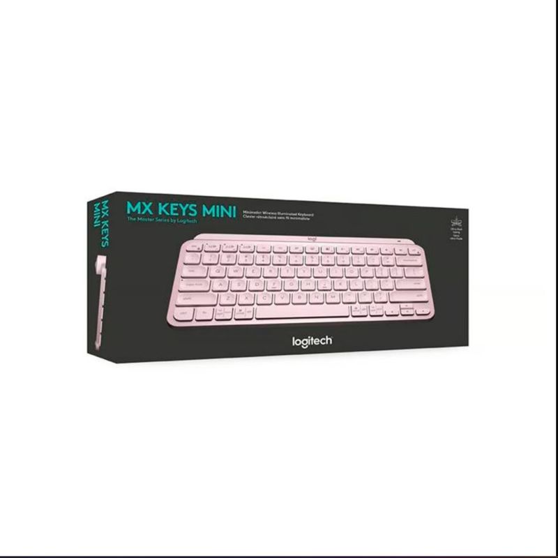 LOGITECH - TECLADO LOGITECH MX KEYS MINI ROSADO