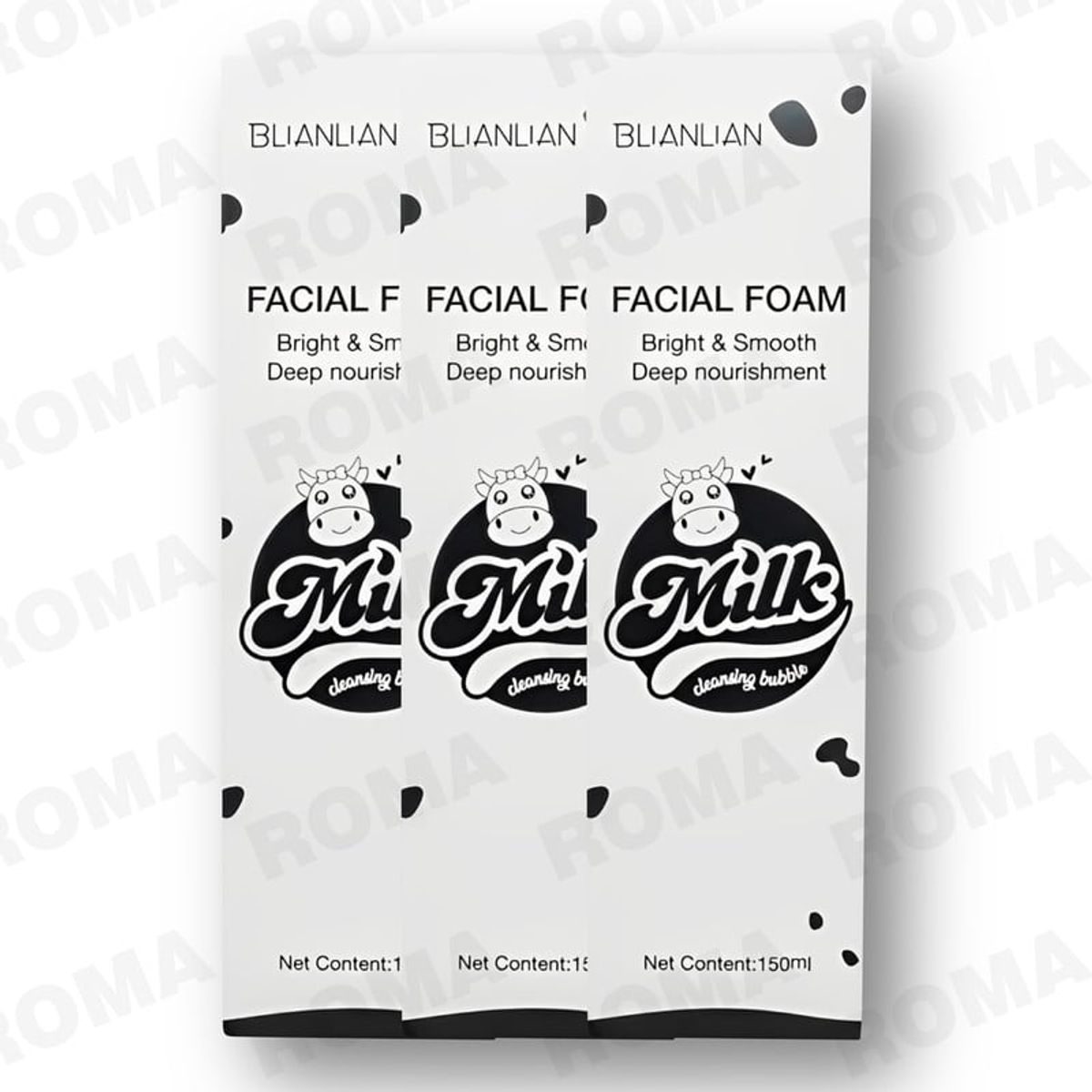 GENERICO - PACK 3 ESPUMA LIMPIADORA DE LECHE BRIANLIAN 450ML