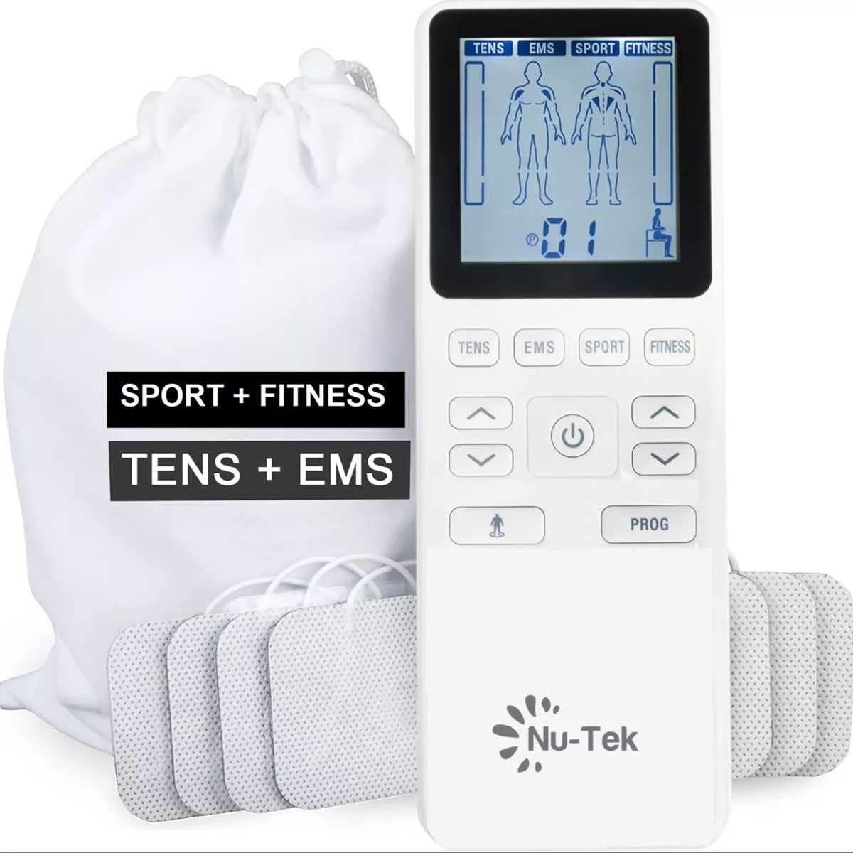 PERUMASSAGE - Electroestimulador 4 Canales TENS, EMS, SPORT & FITNESS