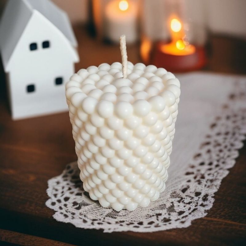 GENERICO - VELA  PERLADA PERFUMADA DE CERA DE SOJA