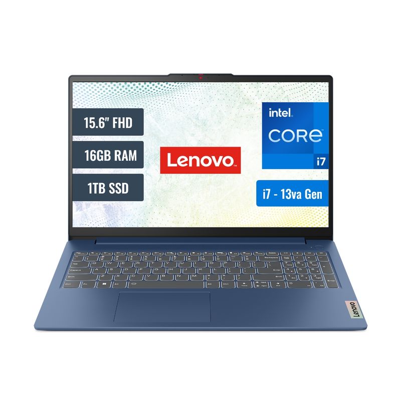 LENOVO - Laptop Lenovo IdeaPad Slim 3 Intel Core i7 13620H 16GB RAM 1TB SSD M2 156 FHD FreeDOS