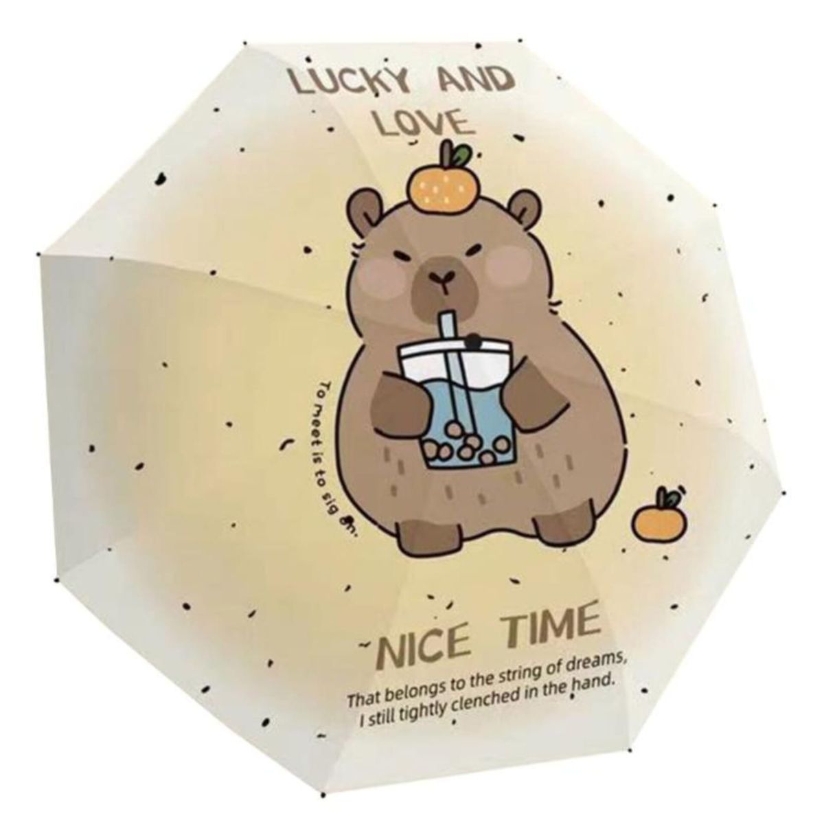 OEM - Sombrilla Paraguas para Sol Capibara UNISEX