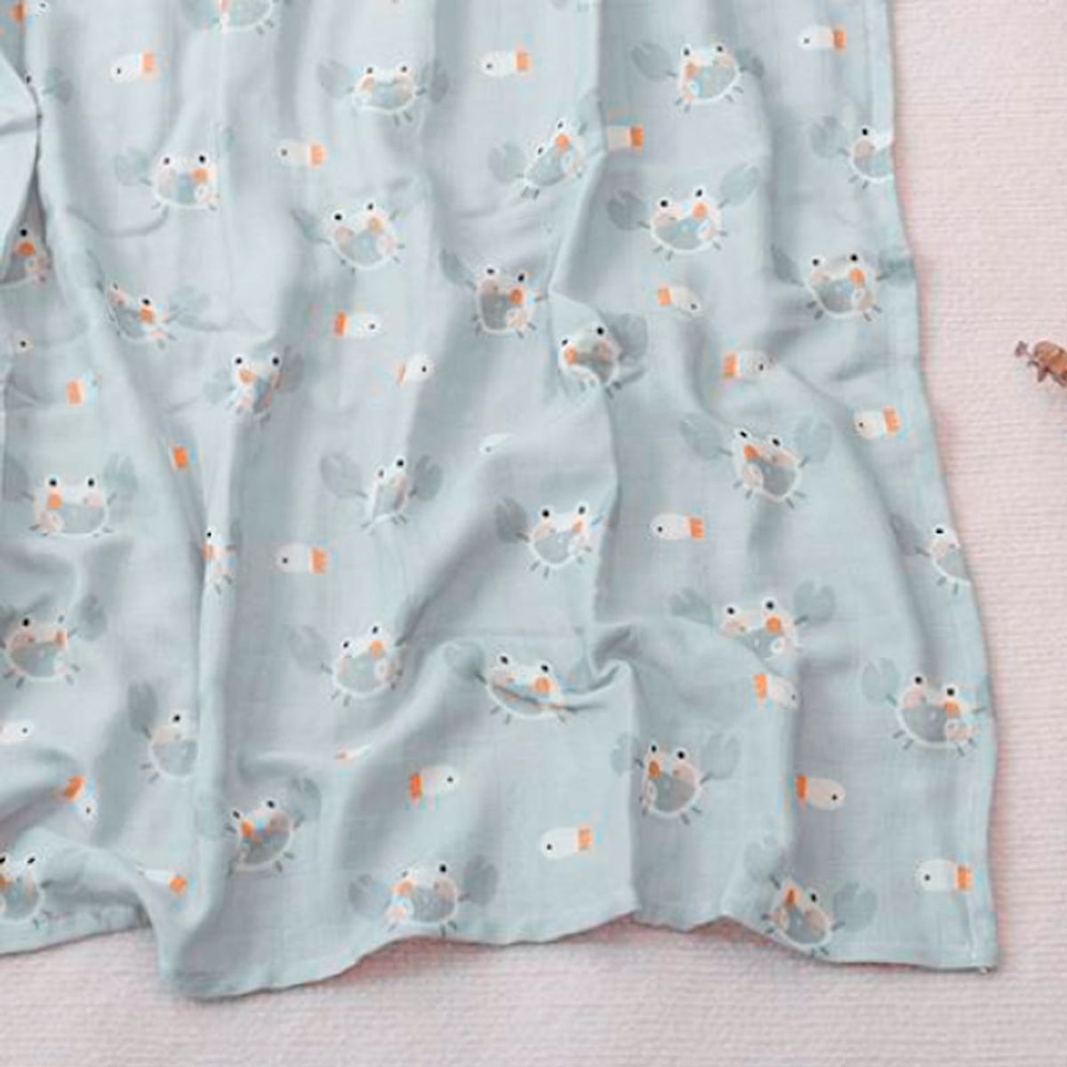 GENERICO - Manta de Muselina Suave para Bebé 100% Algodón 110 x 120 cm