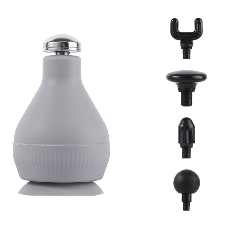 VICTORIA - Mini Pistola de Masaje Profesional con 5 Cabezales y Carga USB-C