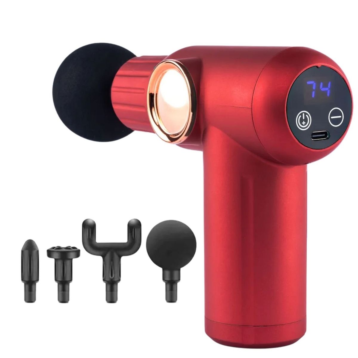 VICTORIA - Pistola de masajes Diguital de 32 velocidades de Recuperación muscular