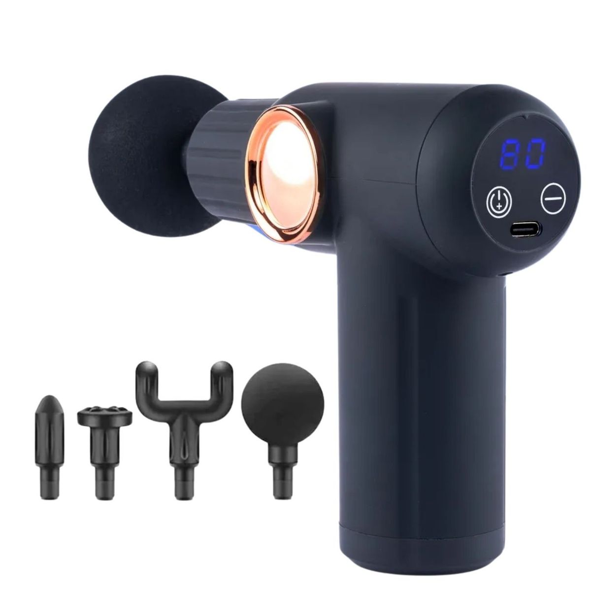 VICTORIA - Pistola de masajes Diguital de 32 velocidades de Recuperación muscular