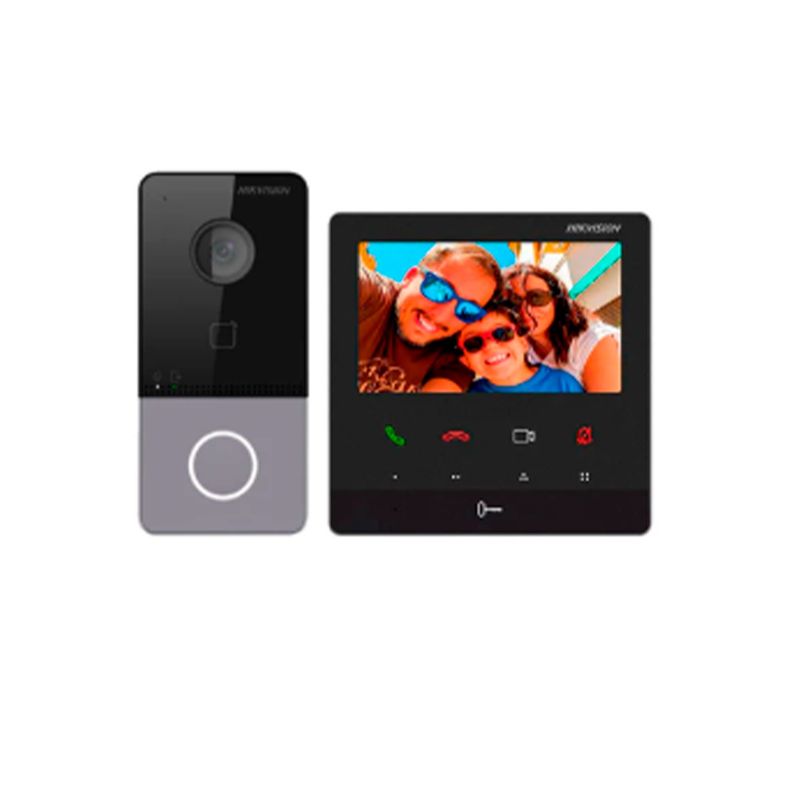 HIKVISION - KIT DE INTERCOMUNICACION HIKVISION VIDEO IP PN DS-KIS606-P