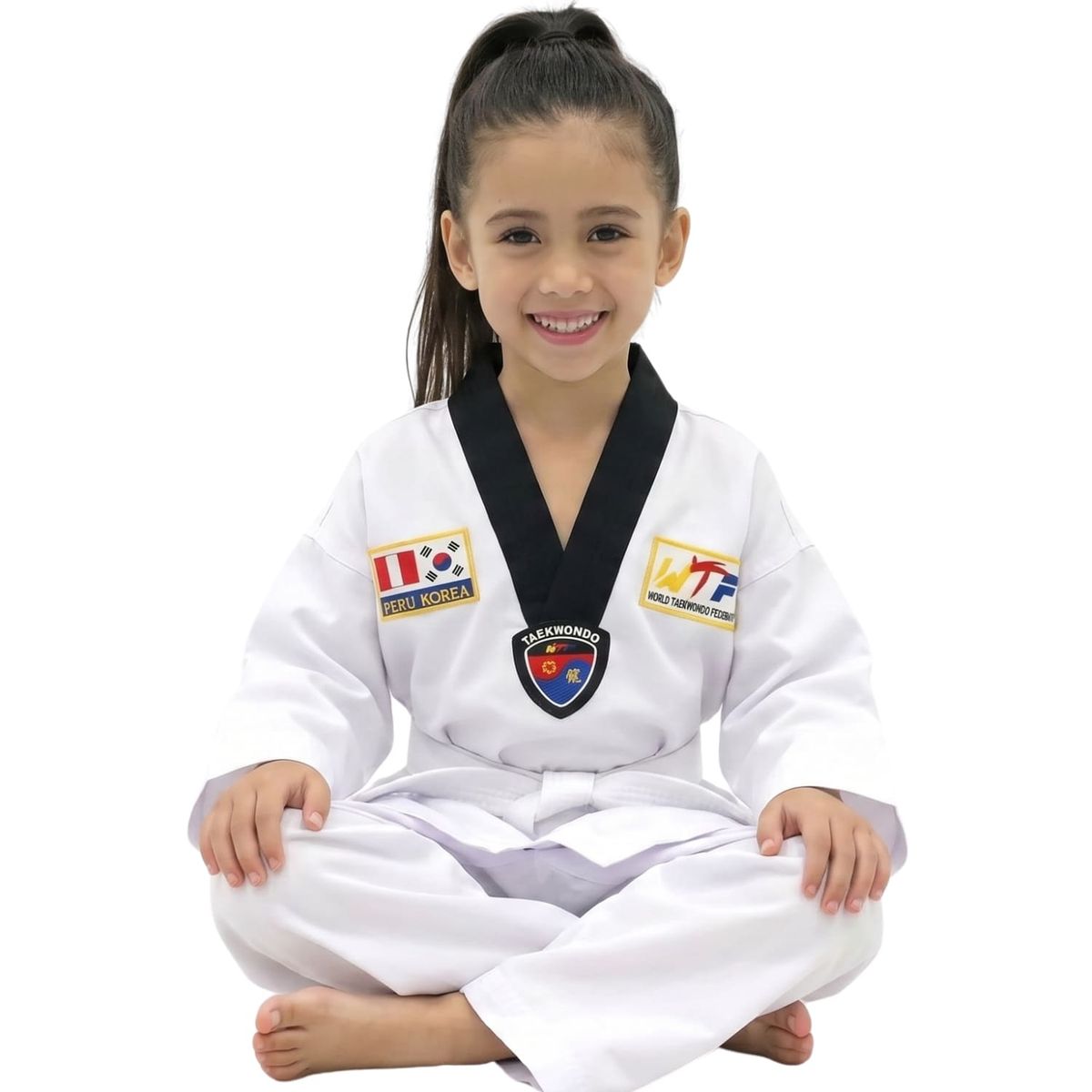 NACIONAL - Tae Kwon Do TKD Dobok Drill Conjunto Unisex - TODAS LAS TALLAS - incluye Chaqueta Pantalón Cinturón