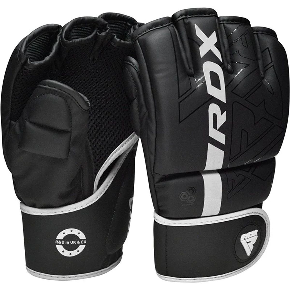 RDX - Guantes de MMA y Grappling Kara F6 Blanco - L