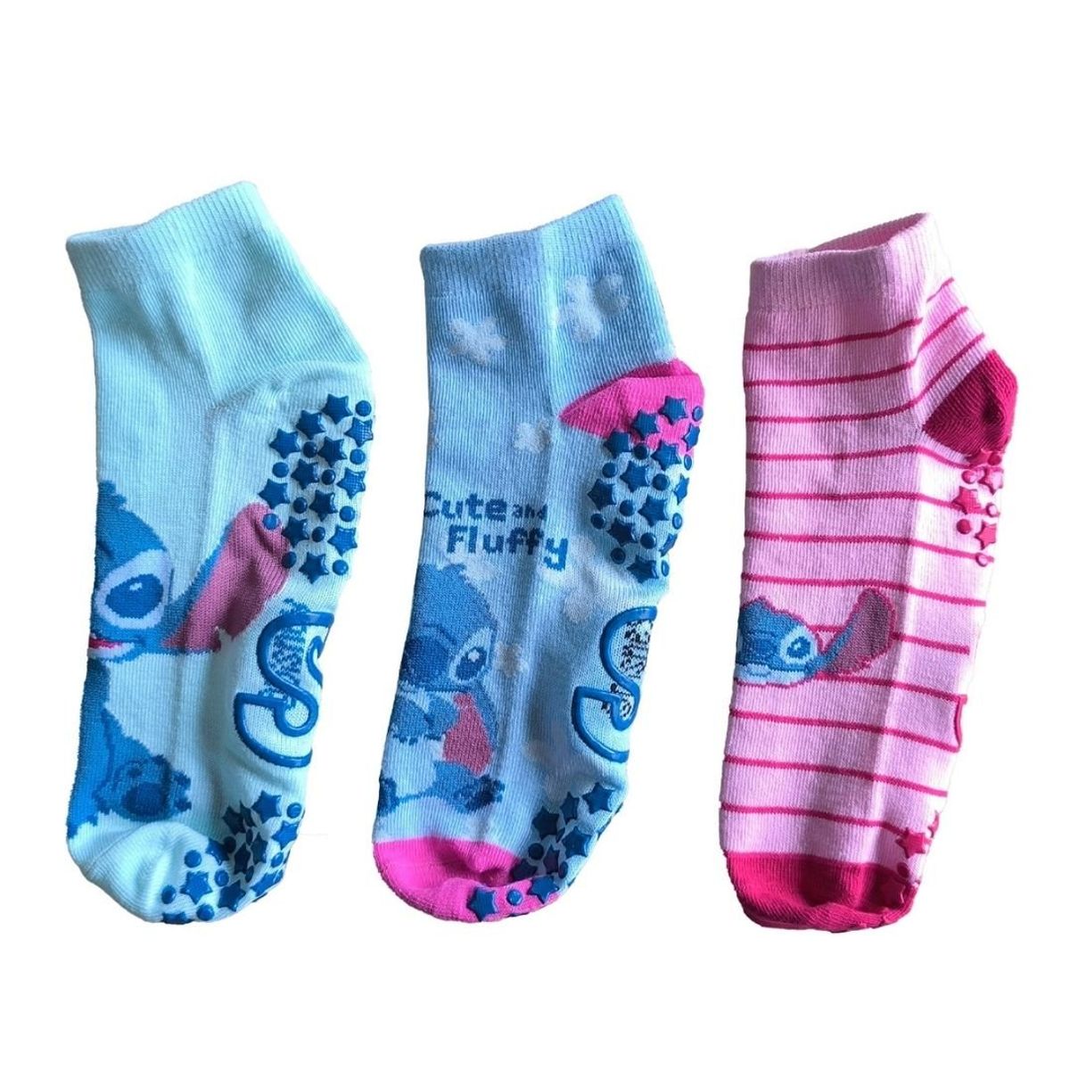 DISNEY - Medias Antideslizante Disney Lilo & Stitch Tripack