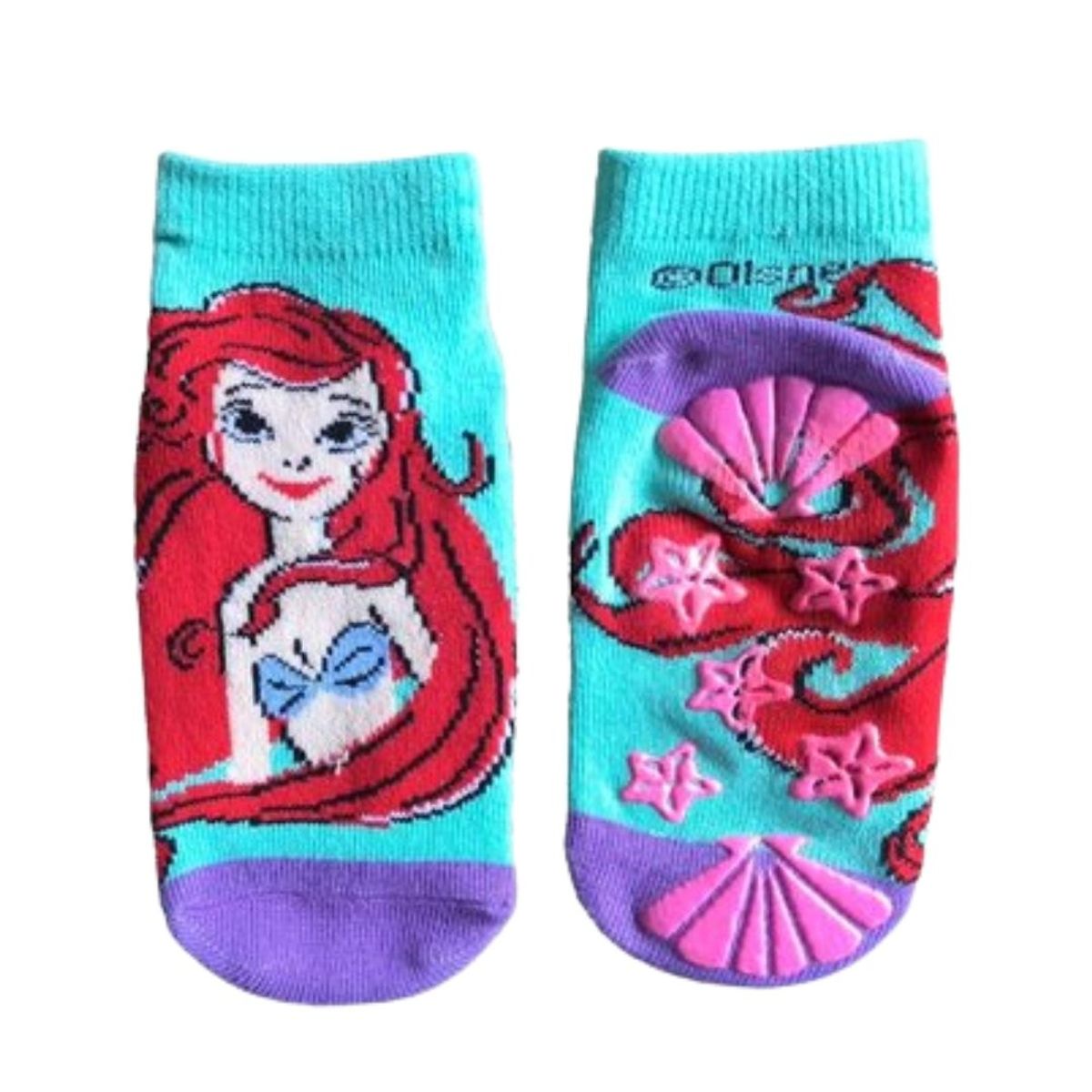DISNEY - Medias Antideslizante Disney Ariel La Sirenita X Par