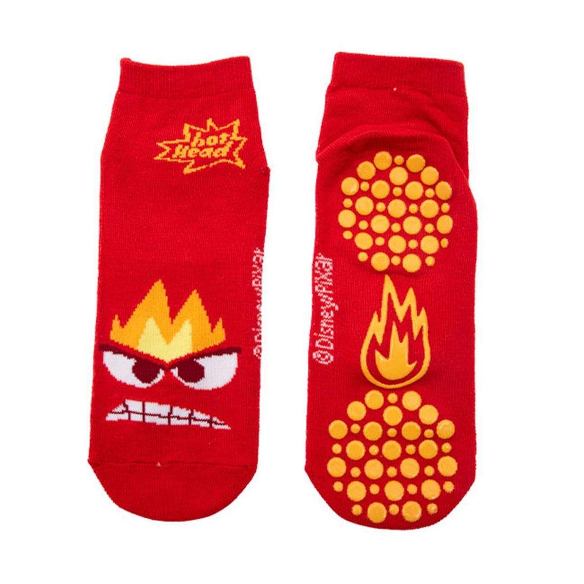 DISNEY - Medias Antideslizante Disney Intensamente Furia X Par