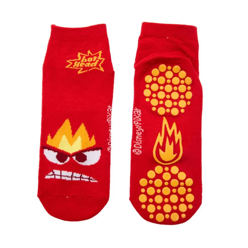 DISNEY - Medias Antideslizante Disney Intensamente Furia X Par