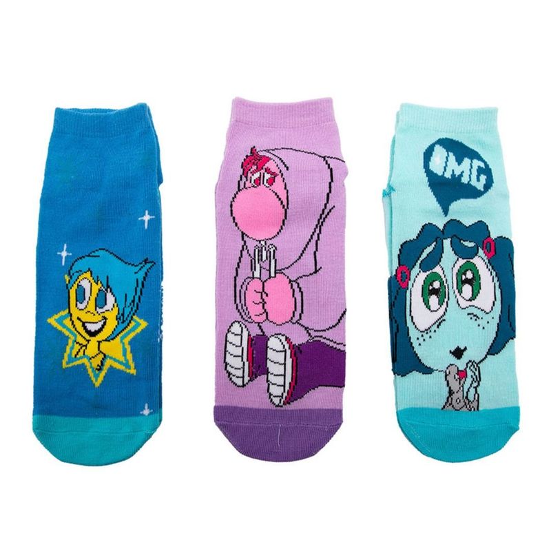 DISNEY - Medias Antideslizante Disney Intensamente Tripack