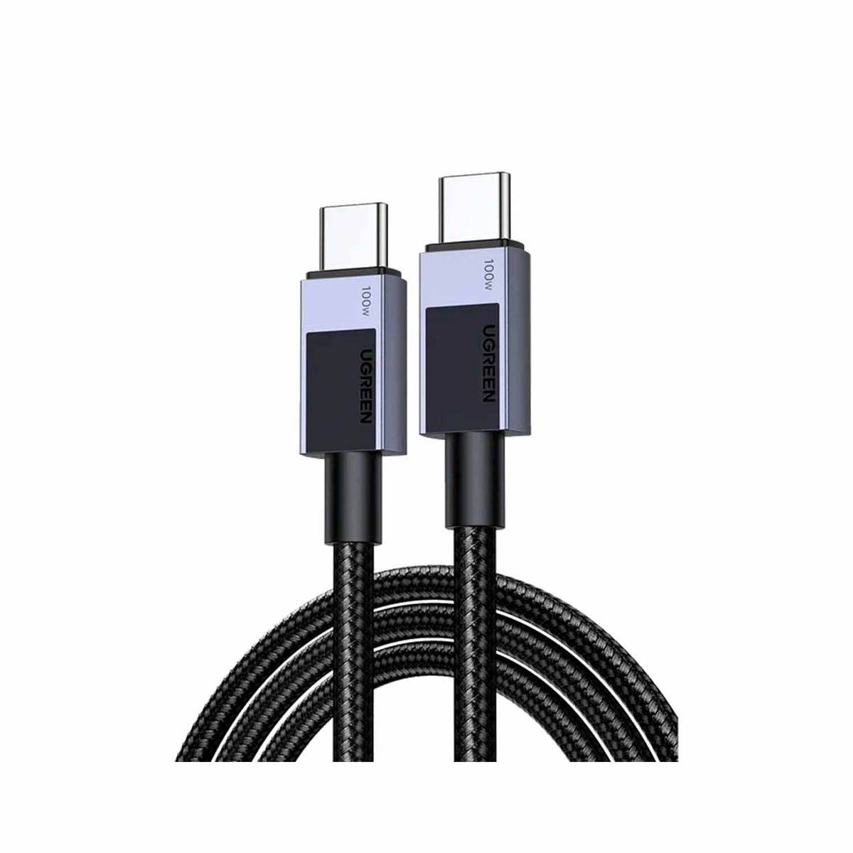 UGREEN - Cable Ugreen de Carga Rápida USB-C a USB-C 100W Space Gray 2M 45064