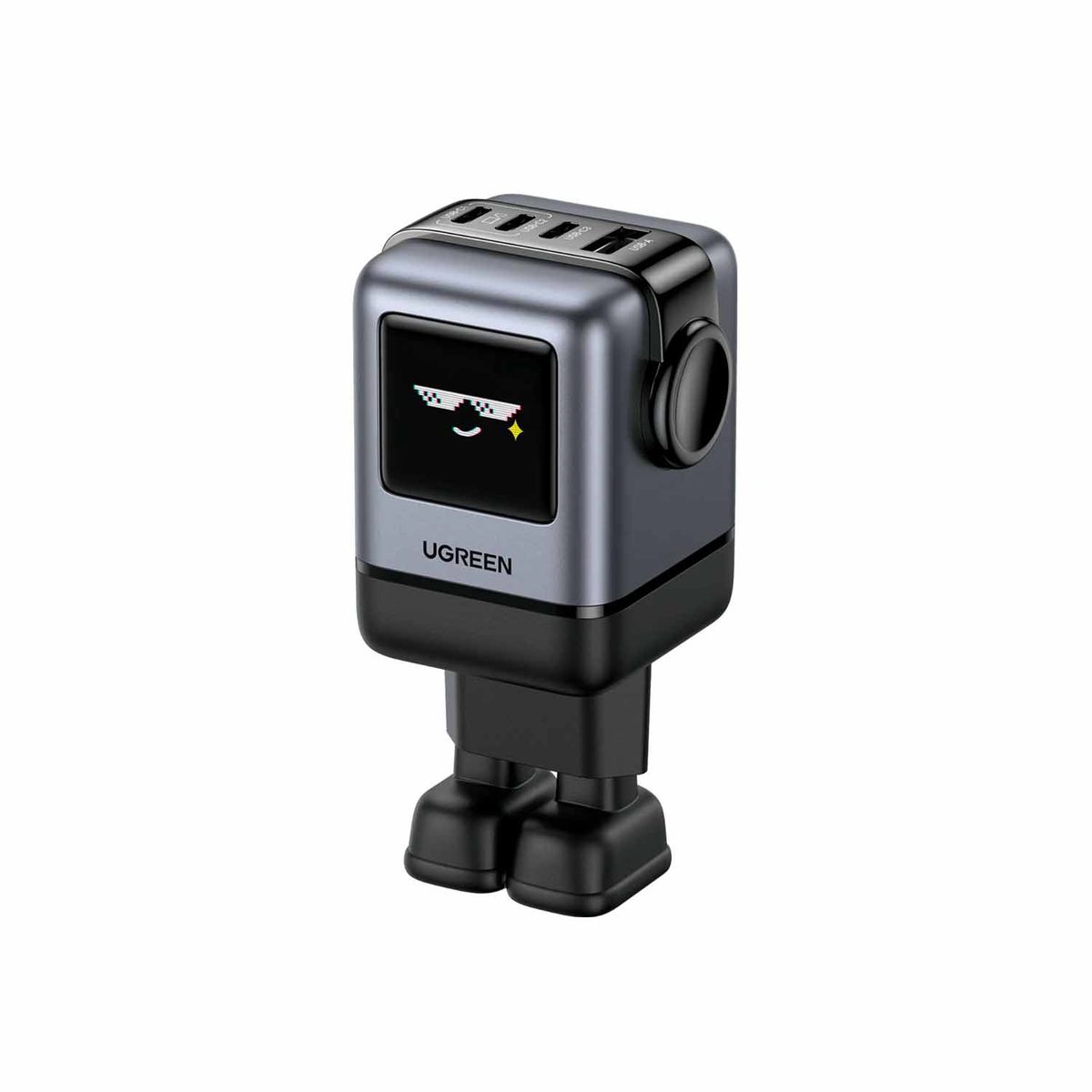 UGREEN - Cargador Ugreen Robot 100 Watts Tipo C Carga Rapida Negro X688 45514B