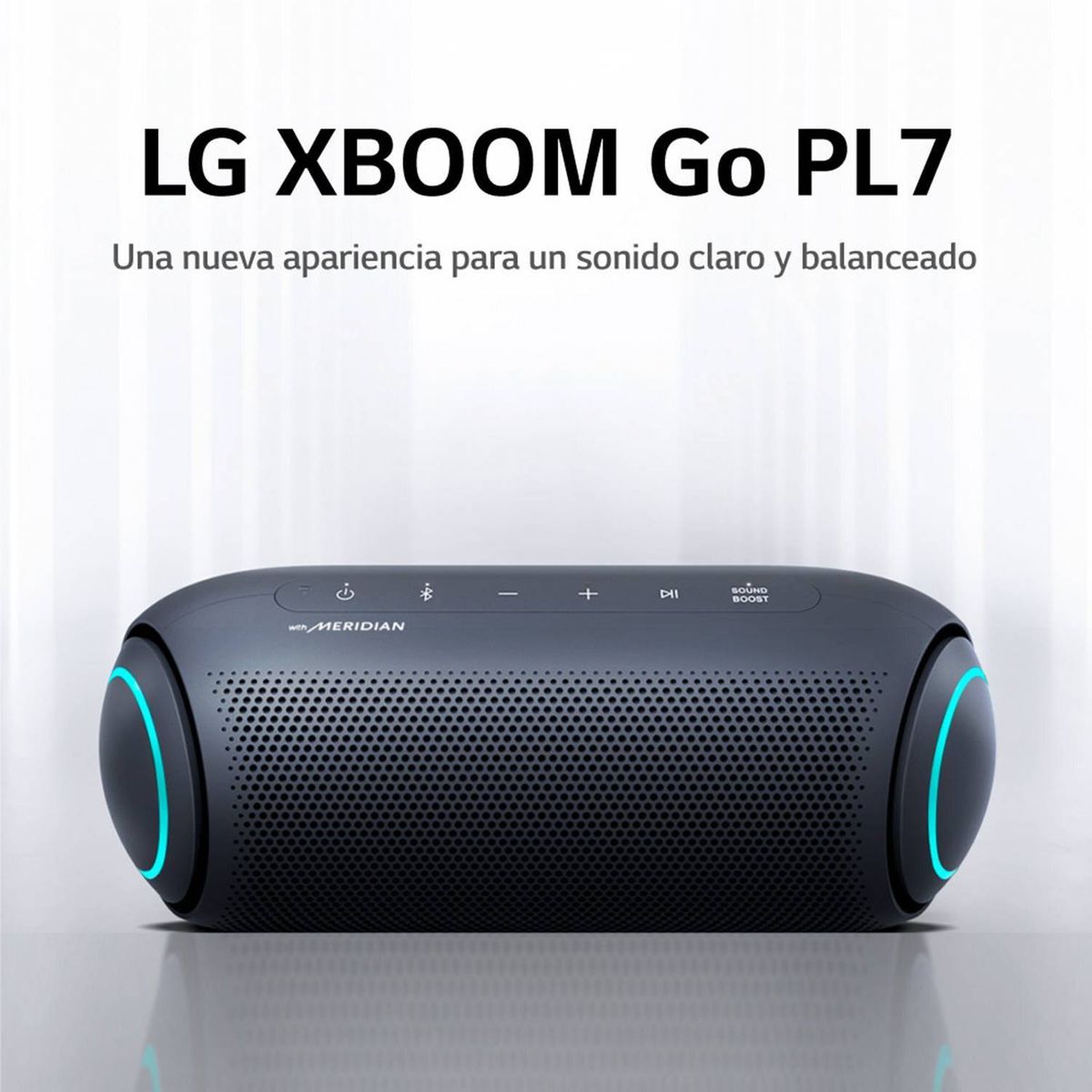 LG - Parlante bluetooth portatil xboom pl7 go black
