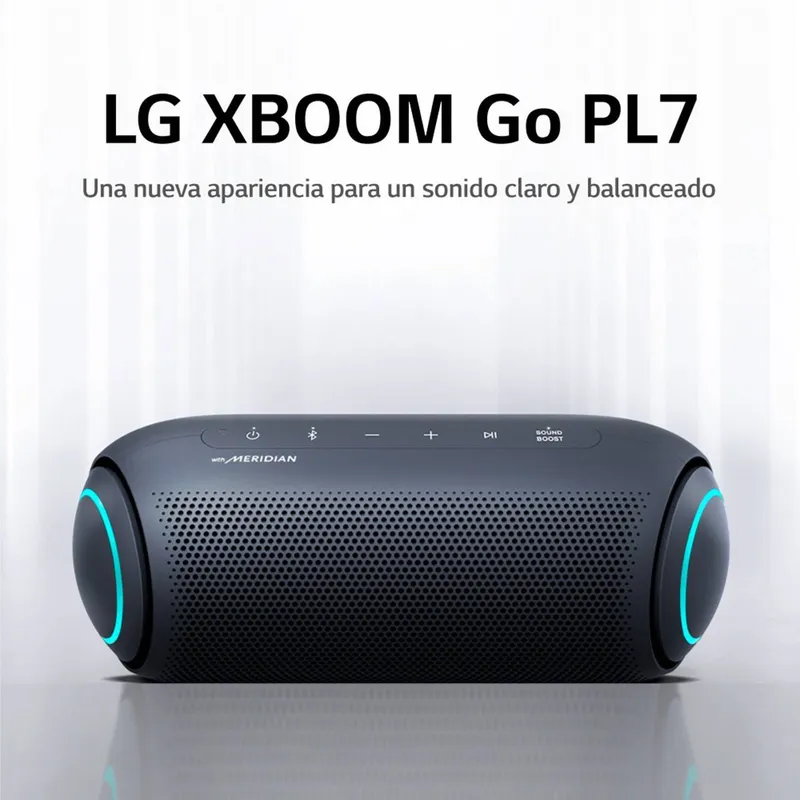 LG - Parlante bluetooth portatil xboom pl7 go black