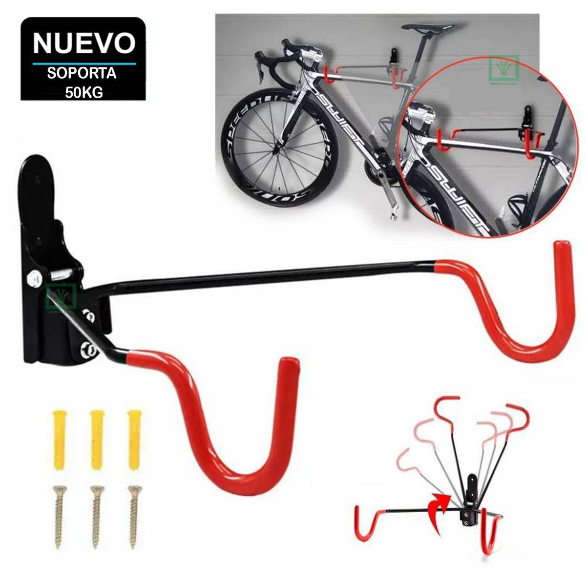 SUPER RACK - Rack de Pared Para Bicicleta Super Rack
