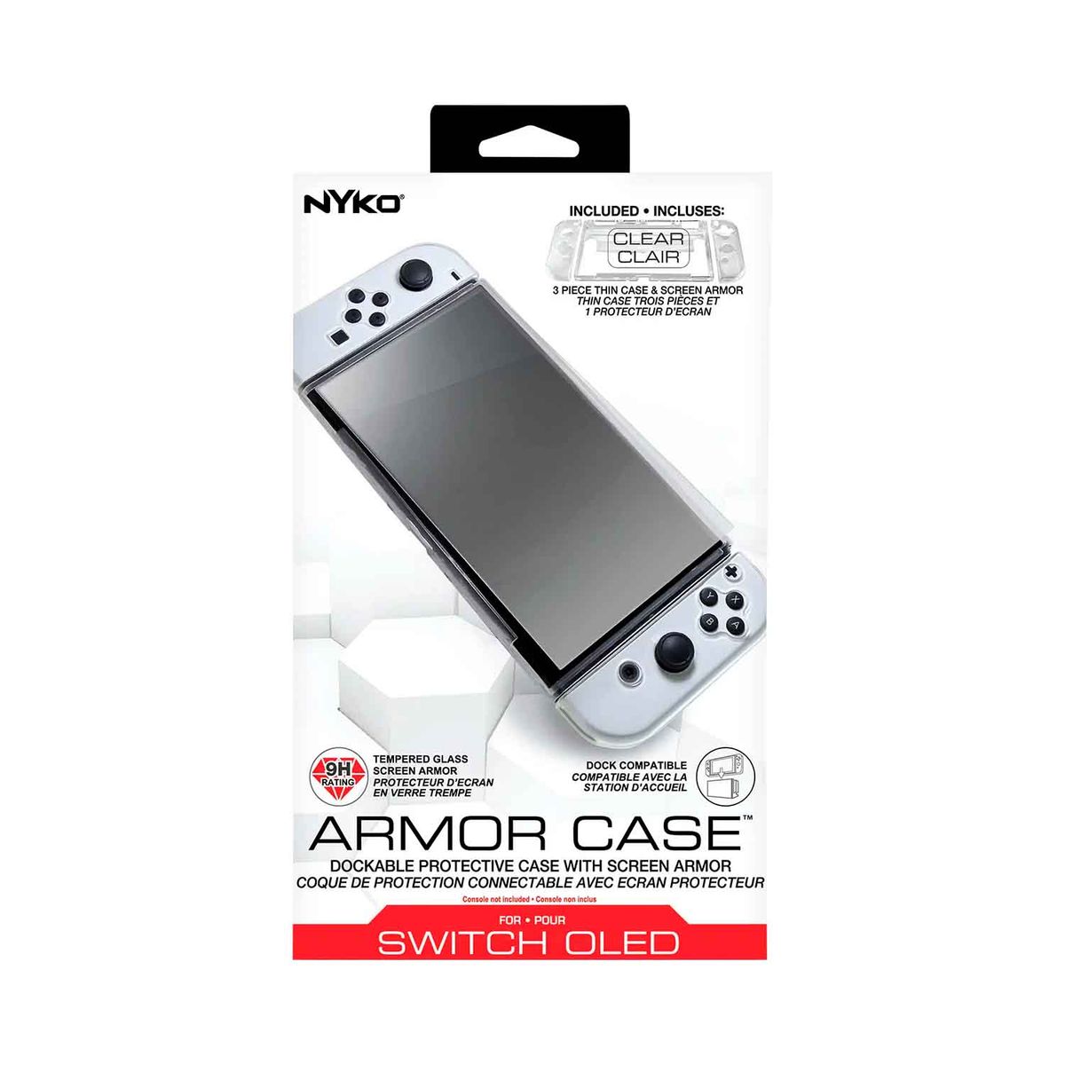 NYKO - Estuche Thin Case Nyko Nintendo Switch Oled Transparente