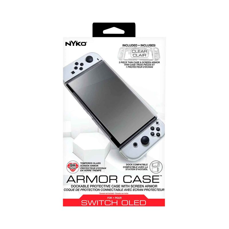 NYKO - Estuche Thin Case Nyko Nintendo Switch Oled Transparente