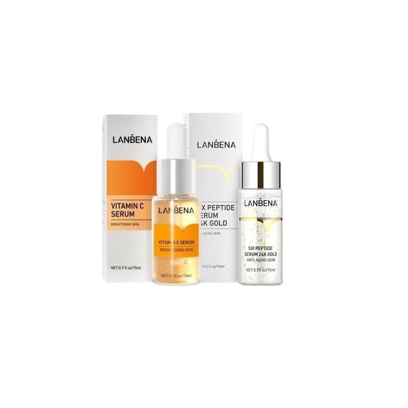 GENERICO - Duo Serum Vitamina C + Acido Hialurónico 15ml Lanbena