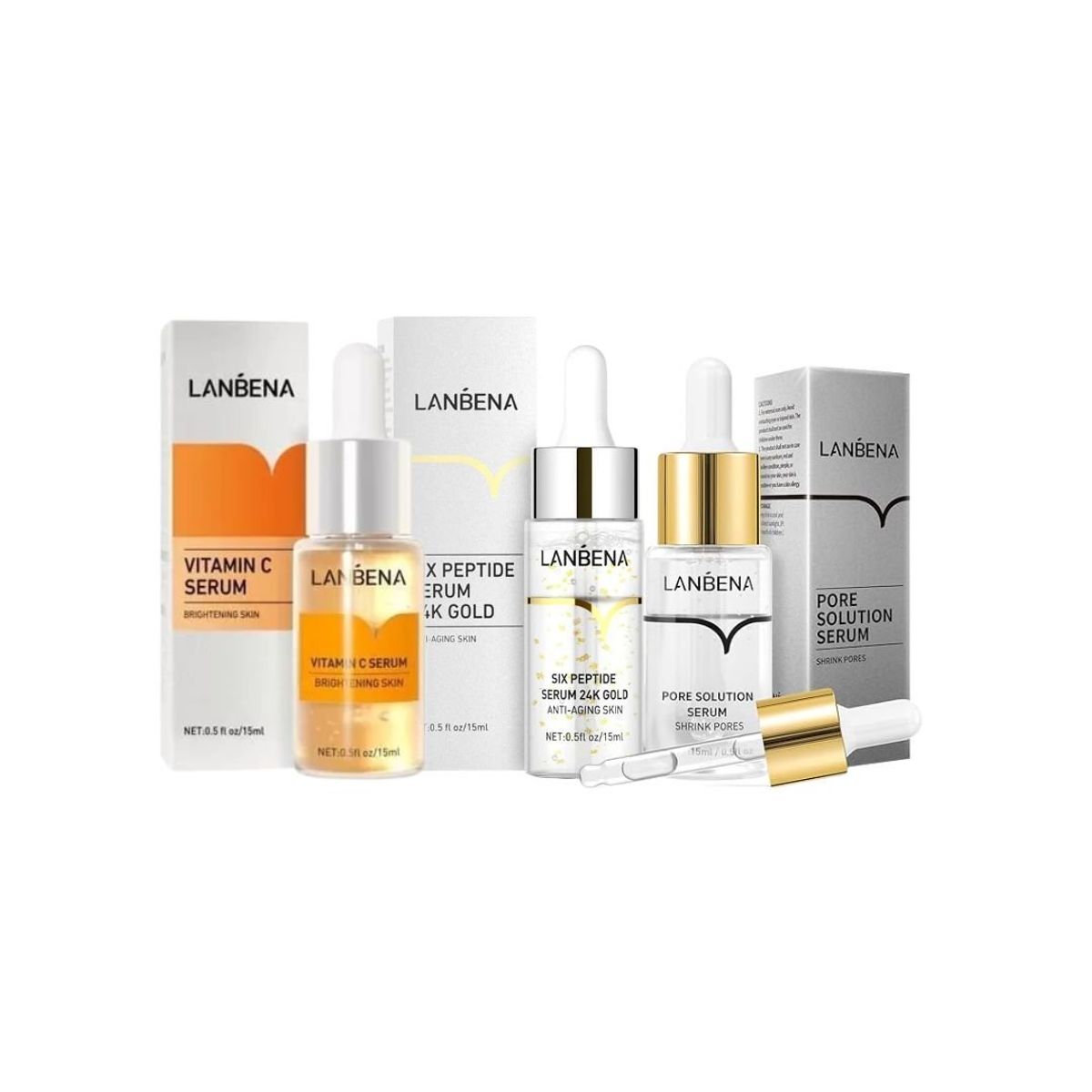 GENERICO - Pack Serum Rejuvenece & Brilla 15 ml Lanbena 3pz