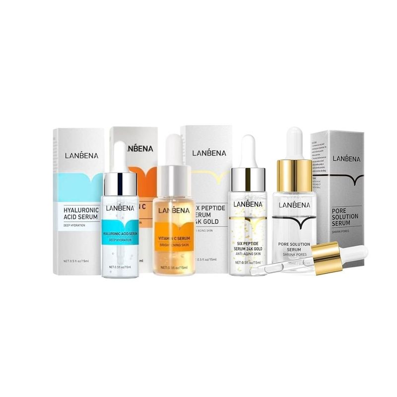 GENERICO - Pack Serum Juventud Radiante 15ml Lanbena 4Pz