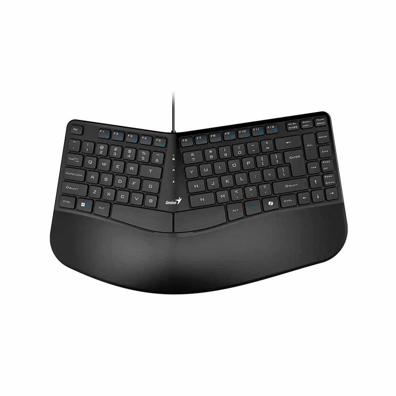 GENIUS - Teclado Genius Ergo Kb-700 CTecla Copilot Usb Sp Black
