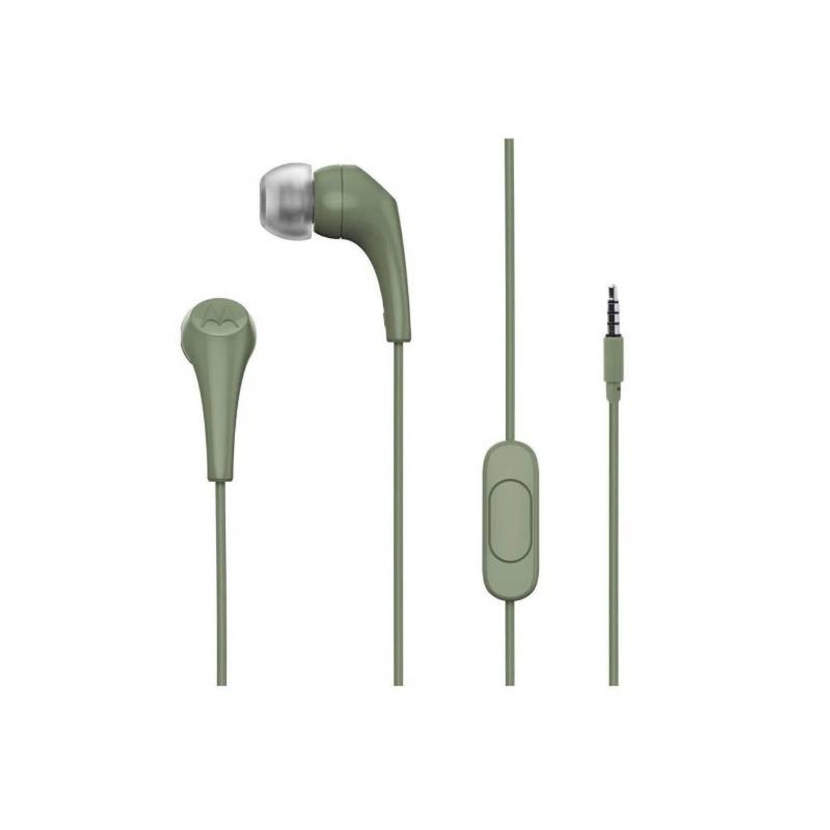 MOTOROLA - Audífono earbuds 2 ultra ligero con mic verde
