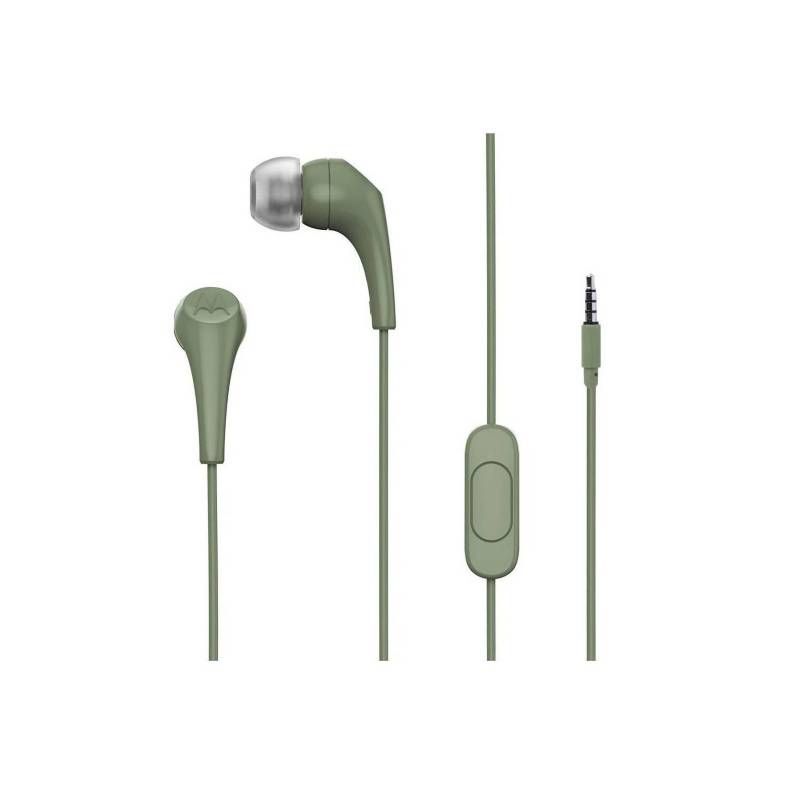 MOTOROLA - Audífono earbuds 2 ultra ligero con mic verde