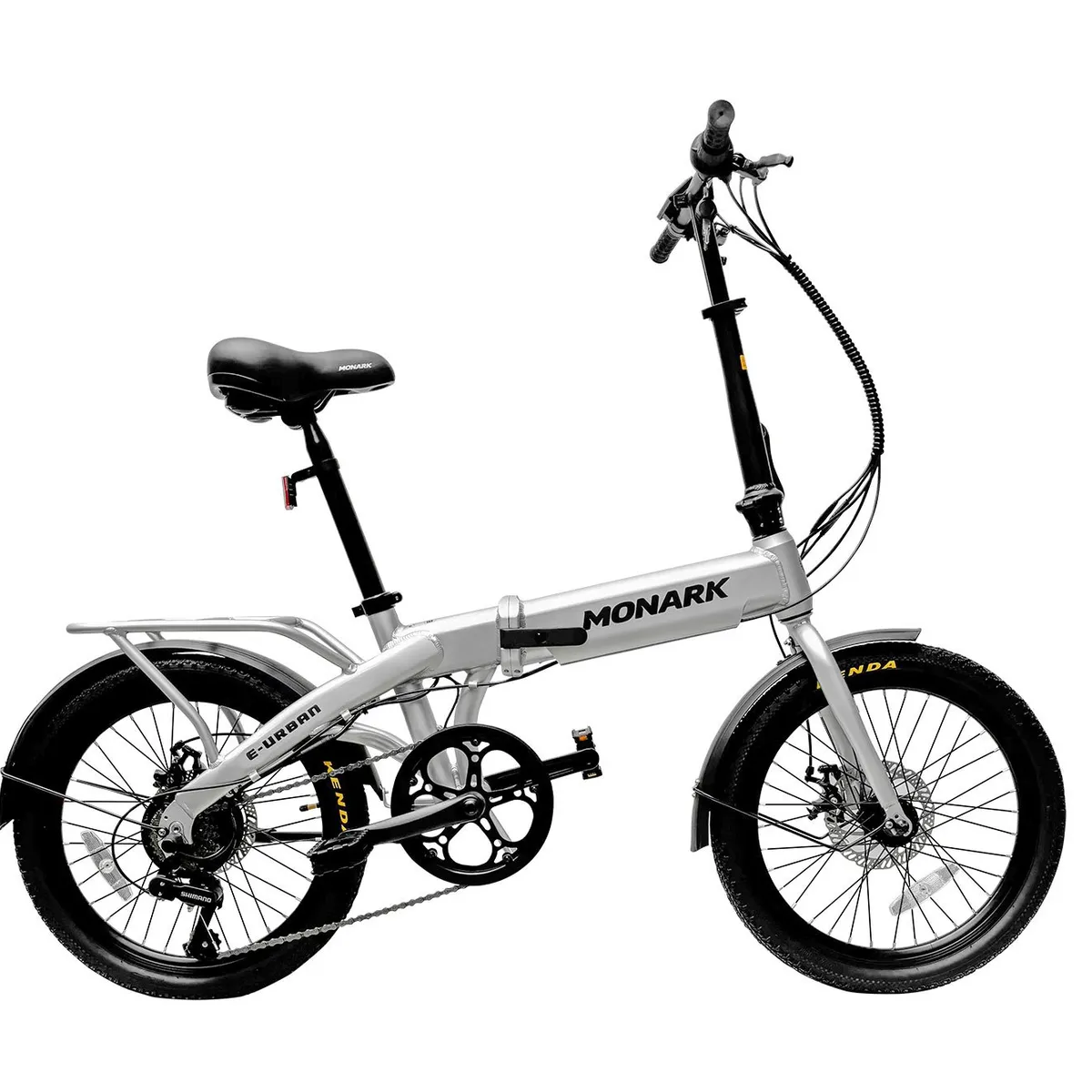 MONARK - BICICLETA ELECTRICA MONARK E-URBAN ARO 20 PLATA