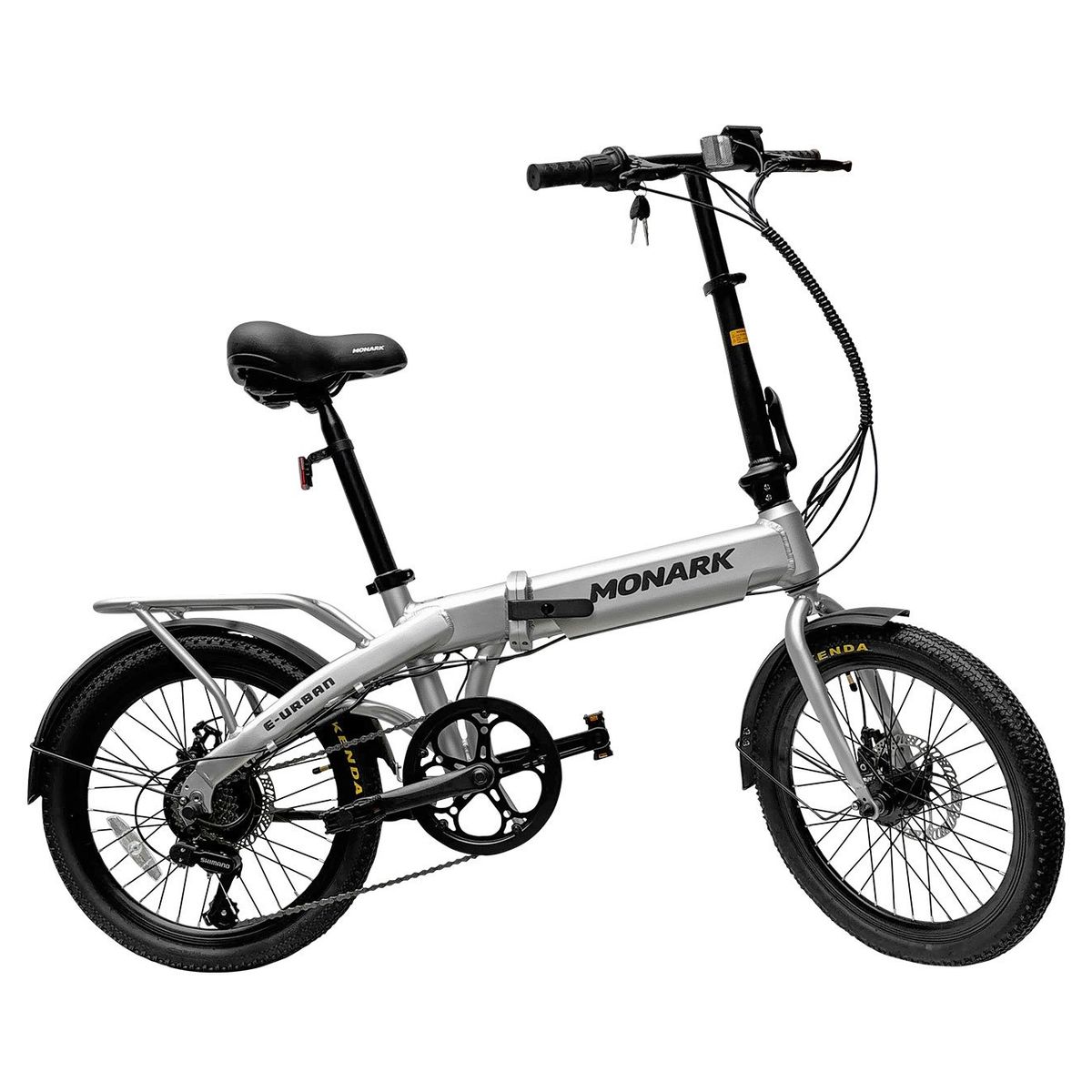 MONARK - BICICLETA ELECTRICA MONARK E-URBAN ARO 20 PLATA