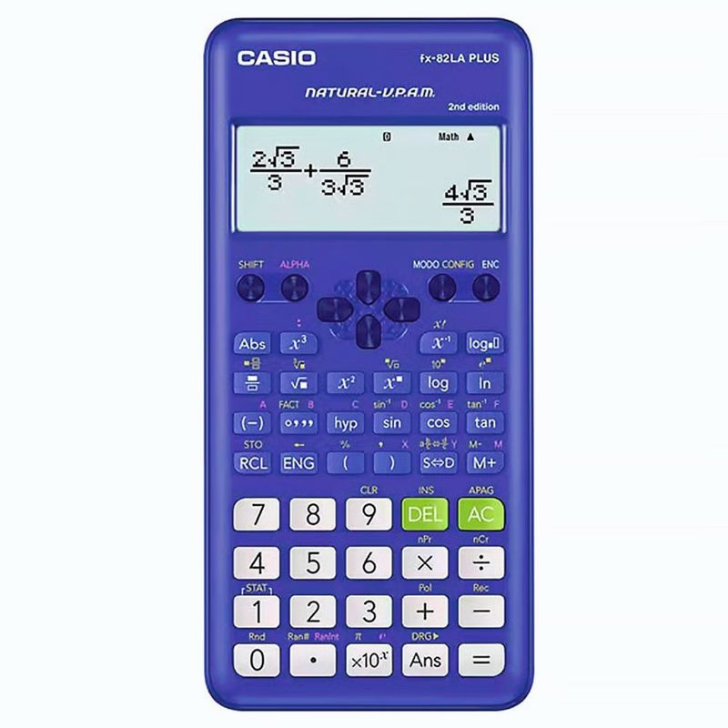 CASIO - Calculadora Casio Fx-82la PLUS 2da Edición Azul