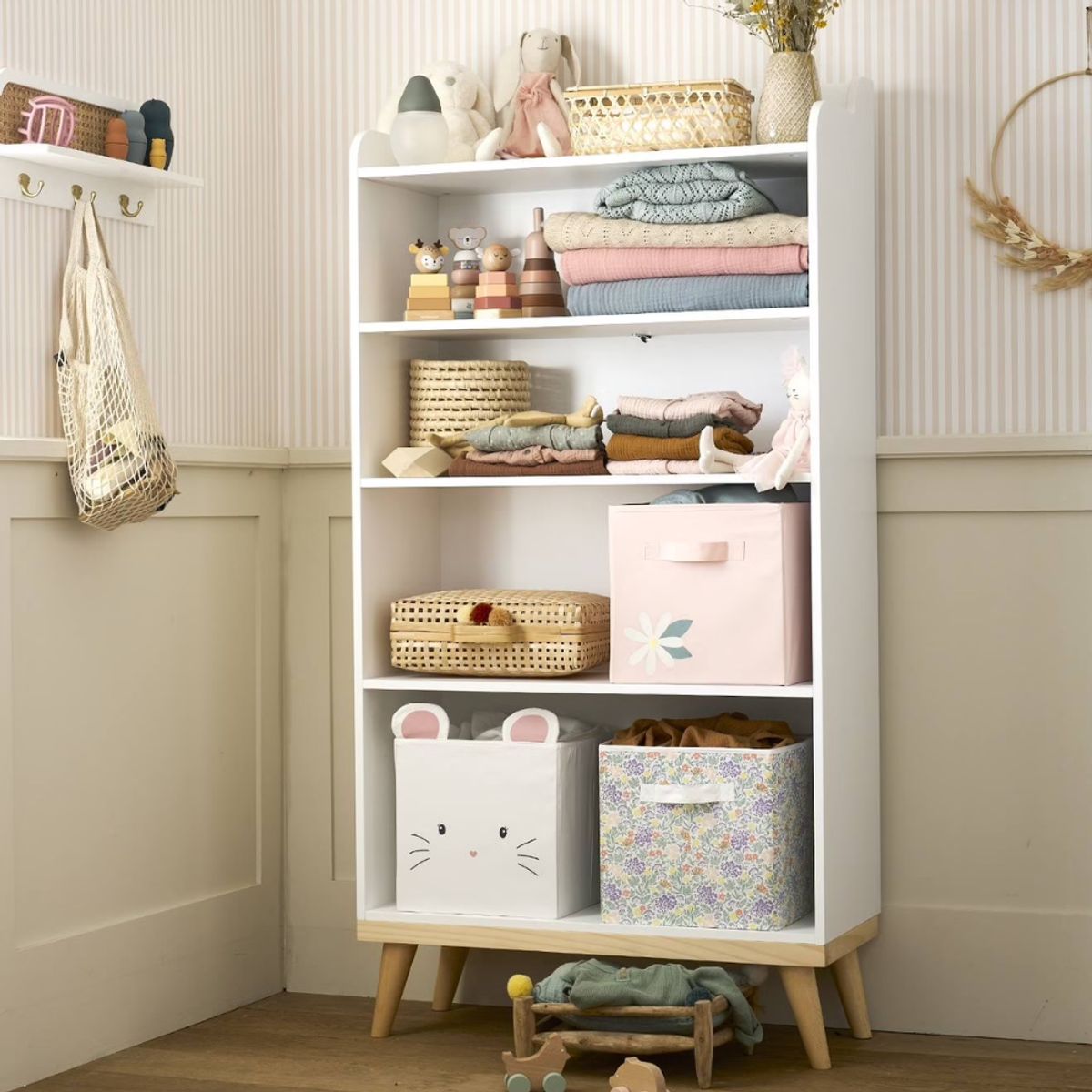 GENERICO - Estante Librero Parvati Blanco Muebles Gaudi