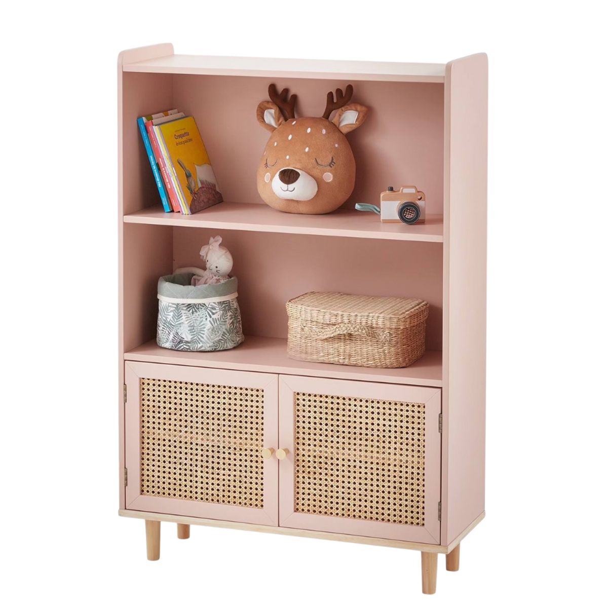 GENERICO - Estante Librero Infantil Peggy Rosa Muebles Gaudi