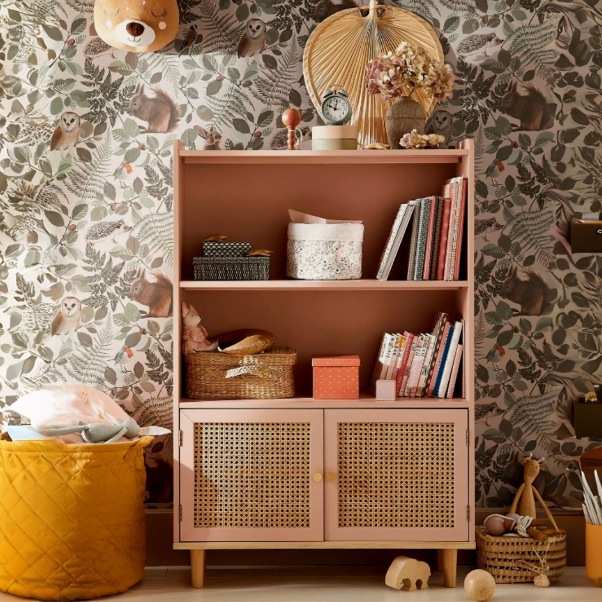 GENERICO - Estante Librero Infantil Peggy Rosa Muebles Gaudi