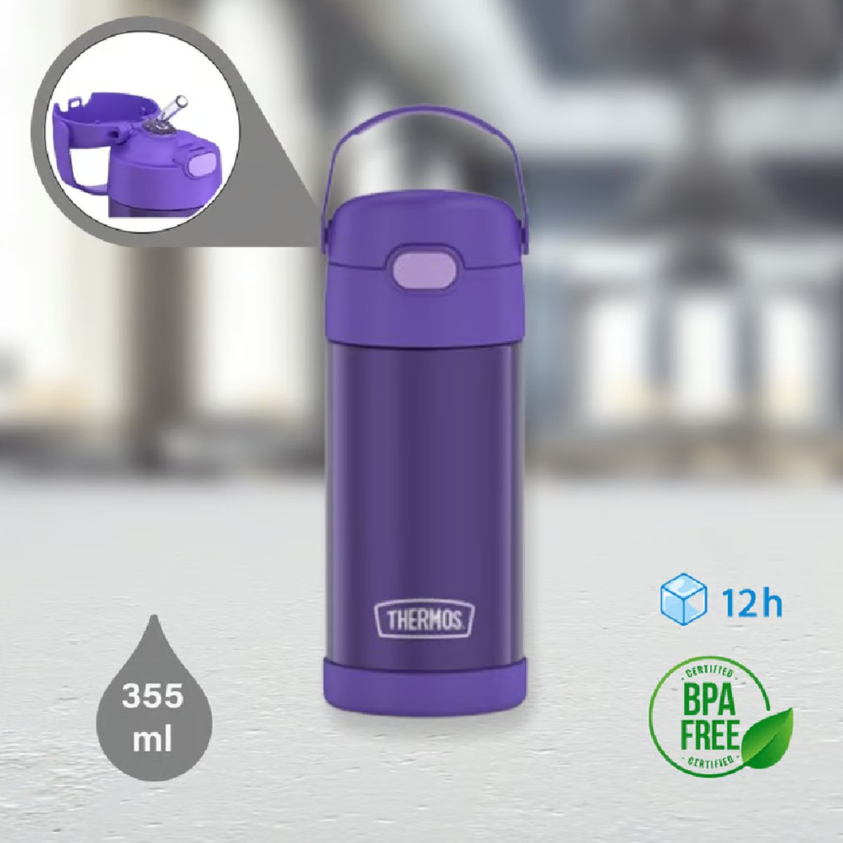 THERMOS - Thermos Funtainer Morado 355ml