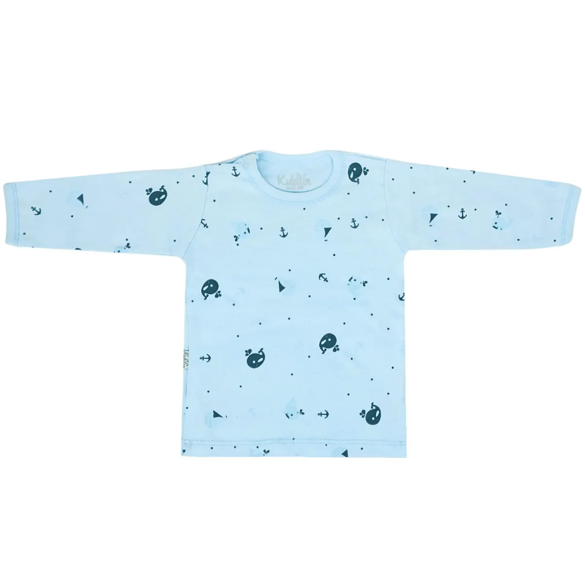 GENERICO - Pijama de Bebé de 100% Algodón - Ballena