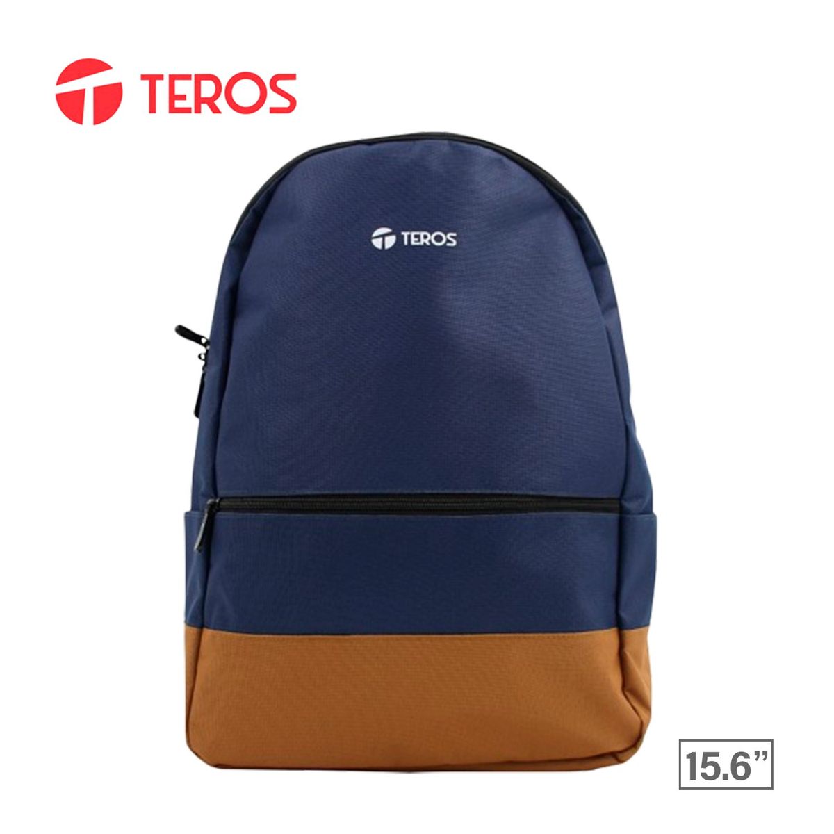 TEROS - Mochila para Laptop 156 TE-ACS9019 Poliéster Azul-Marrón