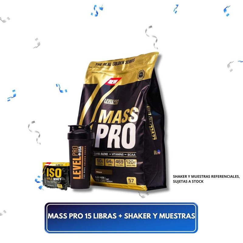 LEVEL PRO - LEVEL PRO MASS PRO 15 Lb RICH CHOCOLATE