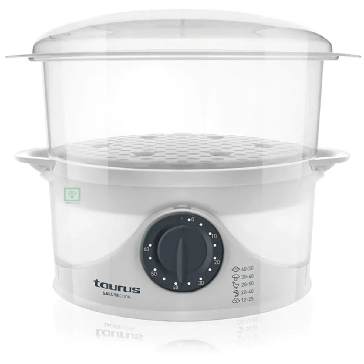 TAURUS - Vaporera de Alimentos Taurus   Blanco SALUTECOOK