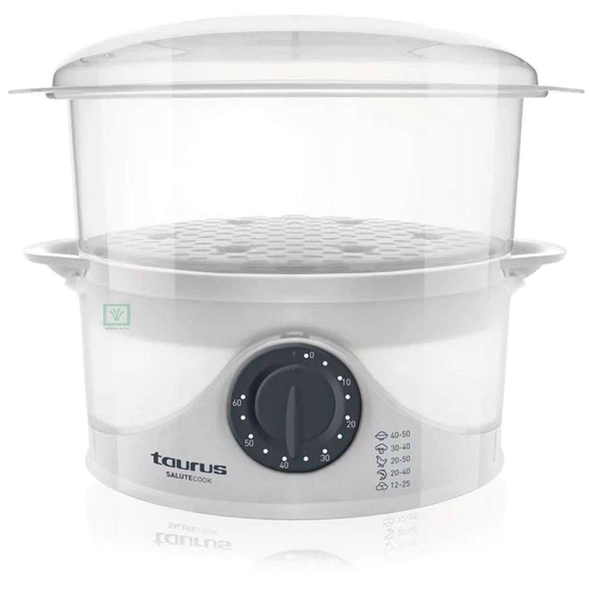 TAURUS - Vaporera de Alimentos Taurus   Blanco SALUTECOOK