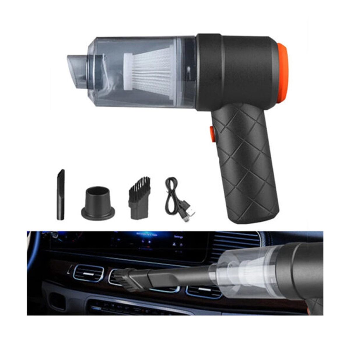 GENERICO - Mini Aspiradora Portable 2 en 1 YT-M2037