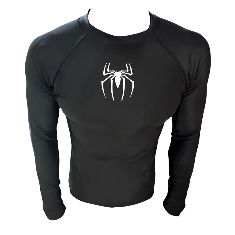 AQUA&MODA - LICRA CON PROTECCION UV AQUAMODA LAMLARPLN PLUS ARAÑA NEGRO LOGO BLANCO REFLECTIVO